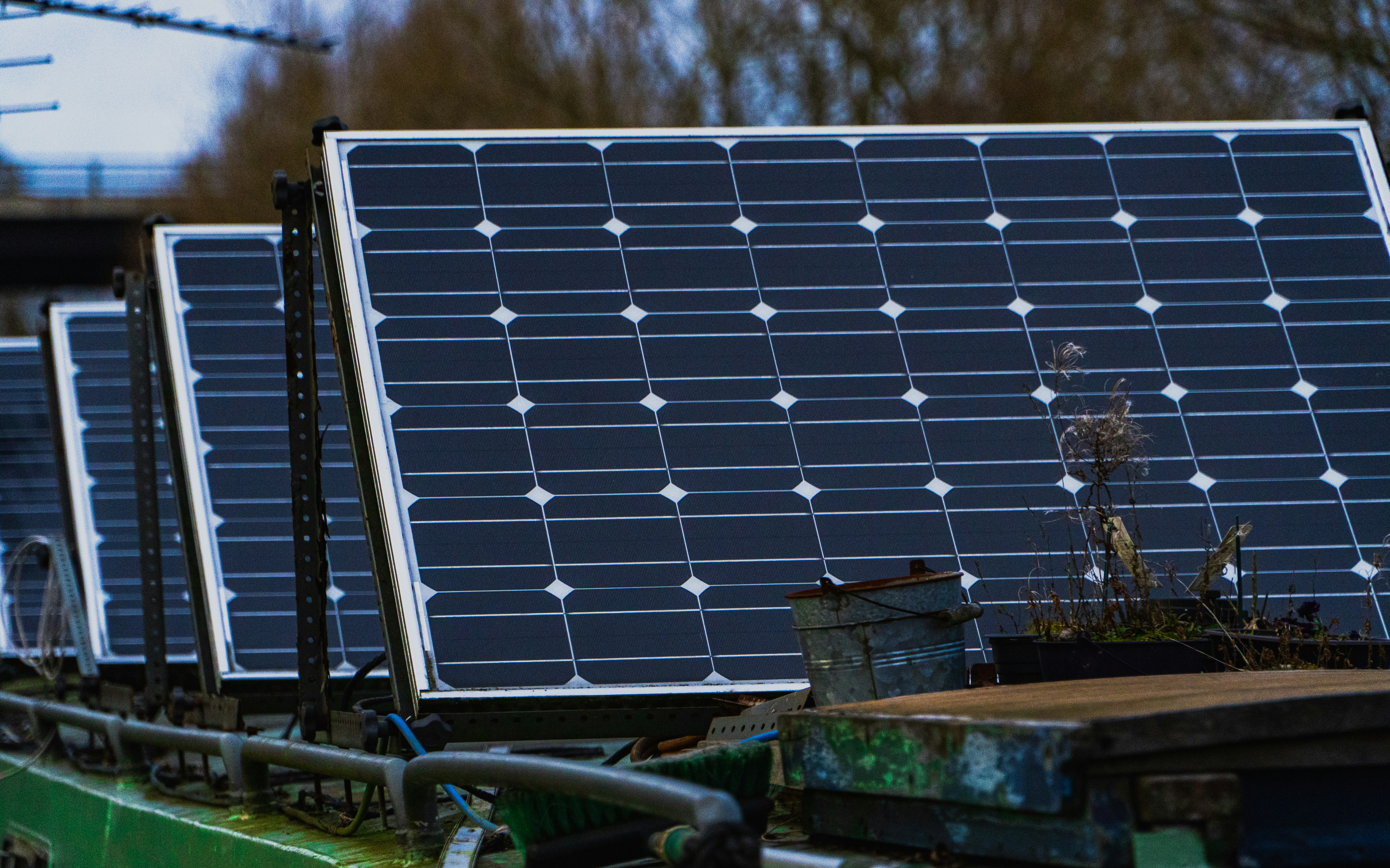 Solar panels installation