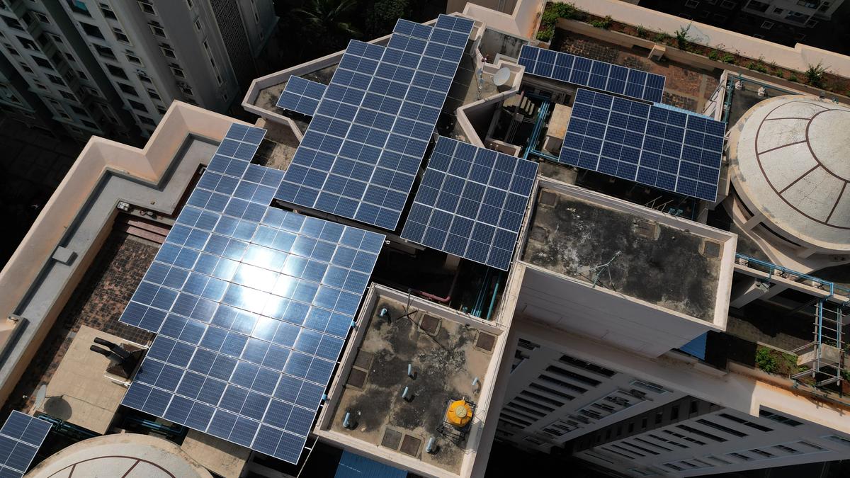 Housing society solar installation
